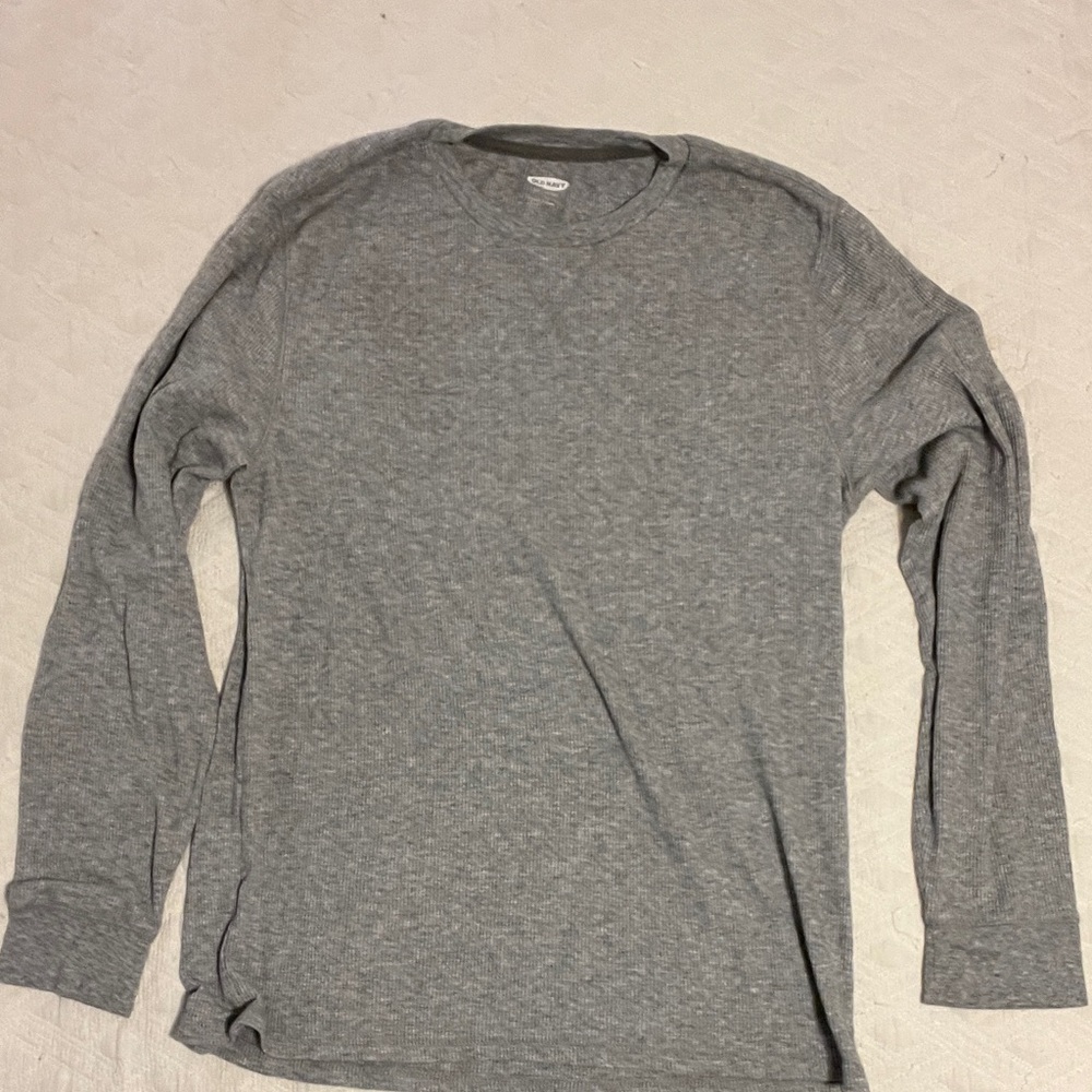 Old Navy Heather Gray Long Sleeve Men's Thermal